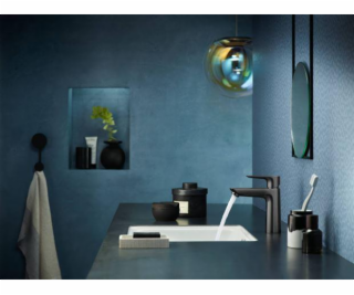 Umývadlová batéria Hansgrohe Talis E 110 71710340, čierna
