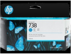 HP 738 130-ml Cyan DesignJet Ink Cartridge