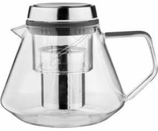 Fl1 CARYN 1,0L SKLENĚNÁ KONVICE S PIRÁČKOU (SÍTKO, VÍČKO ...