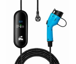 Akyga Napájecí kabel pro elektromobily Type 1, LCD disple...
