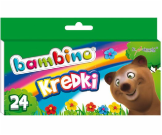 Bambino Pastelky BAMBINO, 24 barev, licence BAMBINO