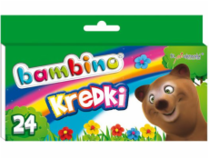 Bambino Pastelky BAMBINO, 24 barev, licence BAMBINO