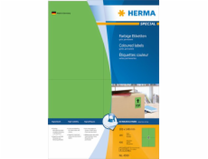 Herma Color etikety A4, matný zelený papír, 400 ks (4399)