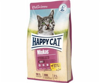 Happy Cat Minkas sterilizovaná drůbež 1,5 kg