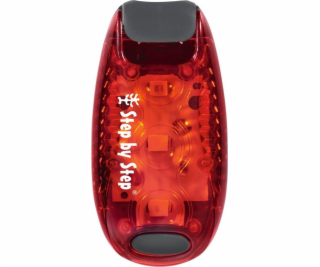 Krok za krokem Červená LED lampa
