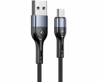 Usams USB-A - microUSB USB kabel 1 m černý (112225)