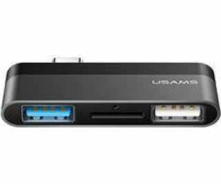 Usams US-SJ463 USB HUB 1x microSD + 2x USB-A 3.0 (SJ463HU...