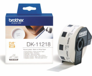 Brother páska DK-11218 (černá na bílé)