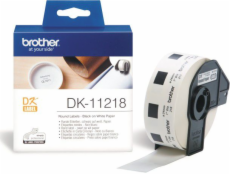 Brother páska DK-11218 (černá na bílé)