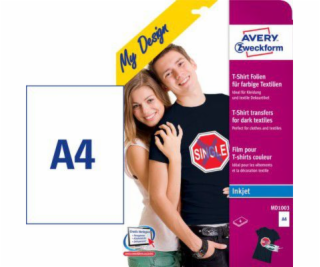Přenosové fólie na trička Avery Zweckform na barevné látk...