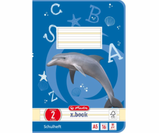 Herlitz A5 16k zápisník pro výuku psaní, level 2 HERLITZ