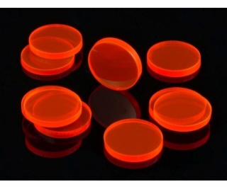 Crafters : Akrylové fixy - Transparentní - Fluo - Červená...