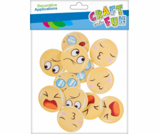 Craft with Fun CF DEK DŘEVĚNÁ DEKORACE EMOTION FRIEND 12K...