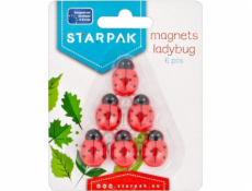 Starpak I LADYBUG MAGNET 25MM STK OP6PCS B/C 24/144