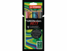 Stabilo Dřevěná pastelka STABILO GREENcolors pouzdro 12 ks ARTY FSC 6019/12-1-20
