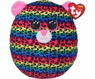 TY Squish-a-Boos Dotty vícebarevný leopard 30cm