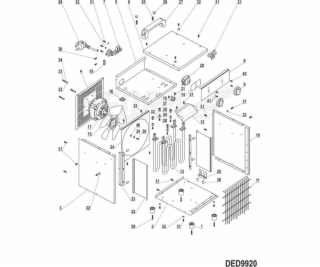 Dedra termostat 16A
