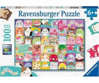Dětské puzzle Spousta barevných squishmallows