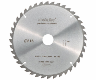Metabo pílový kotúč HW / CT 216 x 30 x 2,4 / 1,8 , 40 zubov