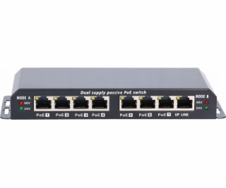 ExtraLink Elalink 8-Port Fe Unsaged POE Switch 18-57V DC,...