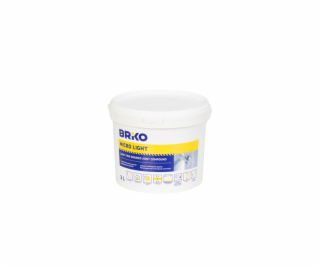 Tmel Briko Micro Light, jemne jemnozrnný, biely, 3l