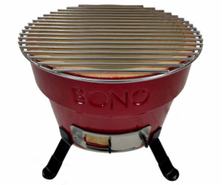Gril KAMADO BONO HIBACHI, 31 cm, červený