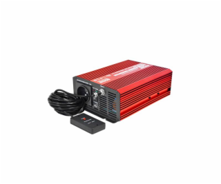Měnič napětí CARSPA P600 12V/230V 600W čistá sinusovka D.O.