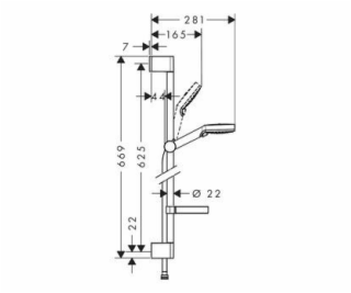 Sprchový set Hansgrohe Crometta 26553400