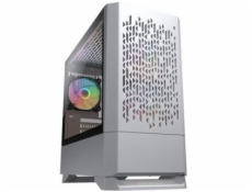 COUGAR MG140 Air RGB White | PC Case | Mini Tower / Air Vents Front Panel / 3 x ARGB Fans / 4mm TG Left Panel