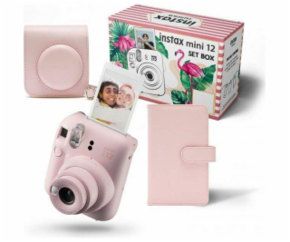 FujiFilm Instax Mini 12 BIG Bundle, Blossom Pink