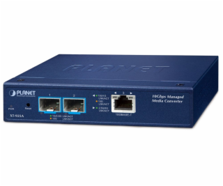 Planet XT-925A průmyslový konvertor, 1x10GBase-T - 2x10GB...