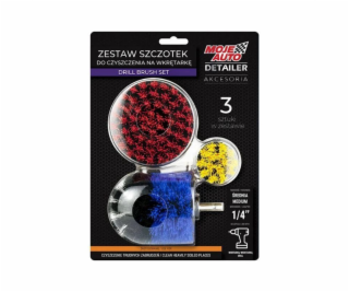 Kartáče na čištění vozu Moje Auto, 3 ks