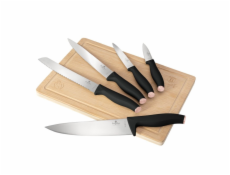 Sada nožů s prkénkem 6 ks Black Rose Collection