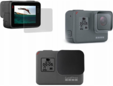 Xrec Cover + Cover / Glass pro objektiv a LCD obrazovku pro Gopro Hero 7 6 5 Black