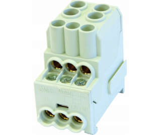 Simet Al/Cu rozvodný blok SDB 100 (80010) SIMBLOCK sivý 8...