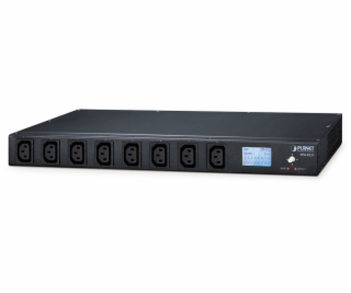 Planet IPM-8221, IP ovládání 8x zásuvek 240V/10A, 1U Rack...