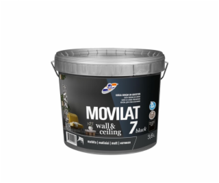 Disperzná farba RILAK MOVILAT 7, čierna, 3,6l