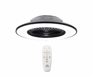 Lampa s ventilátorom Domoletti Frost DT1070C čierna