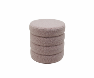 Pouf okrúhly hs522-1 37x37x40 cm ružový
