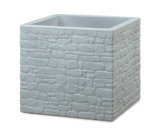 Hrniec Scheurich Stony Grey, plast, O 29 cm, sivý