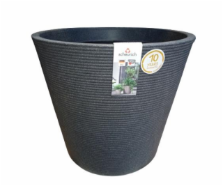 Hrniec Scheurich 242/49, plast, H 47,2 cm, čierny