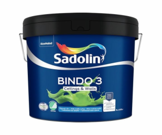 Farba Sadolin Bindo 3 BW, biela, 9 l