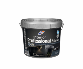 Farba Rilak Interior Professional Čierna, 3,6 L, čierna