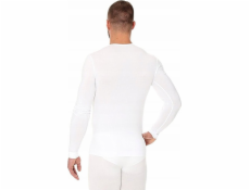 Brubeck LS01120A Pánske tričko s dlhým rukávom, biele XXL