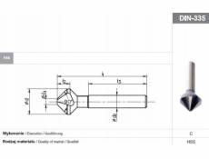 Fanar POGLEBIACZ DIN 335-C 90*30 HSS