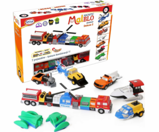 Balíček magnetických vozidel Malblo delux 2