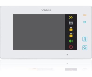 MONITOR VIDEO INTERPHONE VIDOS DUO M1021W-2