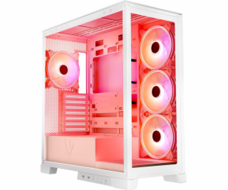 MODECOM Volcano SPACE APEX ARGB MIDI USB 3.0 X 2 CYPE-C bílá