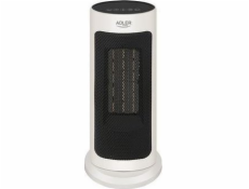 Adler | Věžový ventilátor s časovačem | AD 7738 | Keramika | 2000 W | Počet úrovní výkonu 2 | Vhodné pro místnosti do 25 m2 | Bílý