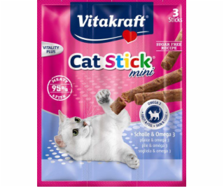 VITAKRAFT CatStick Mini with flounder and Omega-3 - cat t...
